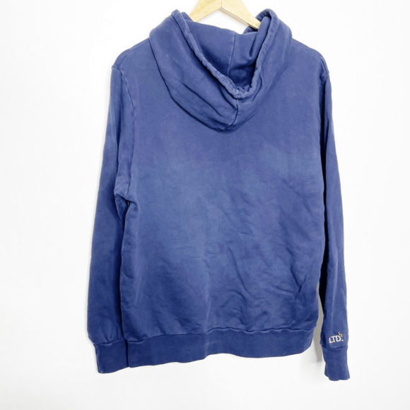 SUSPICIOUS ANTWERP The Vintage Hoodie Botanica midnight navy blue LE Medium - Picture 8 of 10